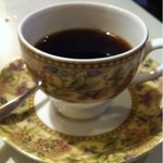 清瀧旅館 - 朝のコーヒー　　器はウェッジウッド