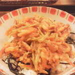 割烹 やました - 11.11　生桜エビかき揚げ丼