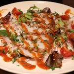 麺酒屋 蛸料理 一龍亭 - 明石蛸のカルパッチョ