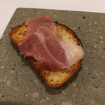 ラ・サンテ - 自家製生ハムのトースト