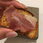 ラ・サンテ - 自家製生ハムのトースト