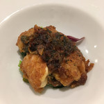 ラ・サンテ - 真ダチのムニエル　トマトとケイパーの焦がしバターのソース