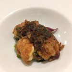 ラ・サンテ - 真ダチのムニエル　トマトとケイパーの焦がしバターのソース