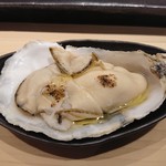 不動前 すし 岩澤 - 蒸し牡蠣
