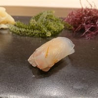 不動前 すし 岩澤 - ヒラメの肝巻き