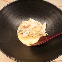 鮨 木場谷 - 毛蟹にウニソース