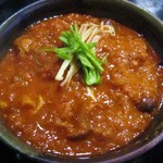 インド料理 シャティ - しめじとチキンのカレー（１６辛）