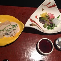 大阪なだ万 - お造り  ふぐ刺し 本鮪 イカ 鯖炙り