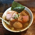啜磨専科 - 長岡醤油ラーメン風生姜らーめん850円＋玉子トッピング100円
