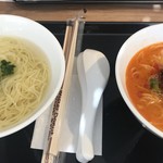 mister Donut Matsuegakuen Torishoppu - 汁そばと胡麻担々麺