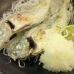海鮮立飲み 魚範 - 釣り鯵の塩焼き