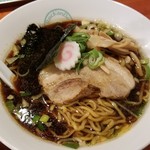 麺屋 六感堂 - 手もみ中華そば（焦し醤油バージョン）