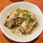 麺屋 六感堂 - 牡蠣オイル漬け
