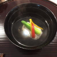 御料理 ふじ田 - 白魚しんじょう うるい