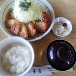 秀膳 - しょうが焼き定食（ご飯半分で注文）