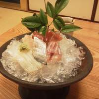 ろっこん - お造り　⑤おまかせの分　天ぷら御膳より少しだけ量が多い