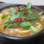 緑豆ちぢみ 紗蘭 - ホルモンチゲ