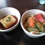Kazamidori - 揚げ出し豆腐　サラダ