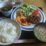 プロローグ - メンチカツ定食。