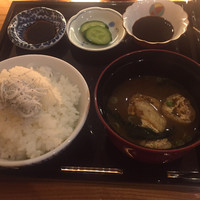 和み酒 仁 - ご飯+赤出汁