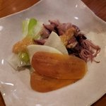 あずまし亭 - カラスミ＆ホタルイカ2019.02.25