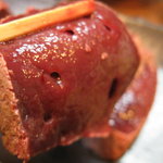 もつ焼 まるい - 一切れ一切れが大きいです