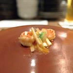 東京チャイニーズ 一凛 - エビの炒め