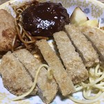 ほっともっと - デミグラスハンバーグ おかずのみ＠390円
ロースとんかつ おかずのみ＠390円