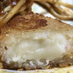 ほっともっと - デミグラスハンバーグ おかずのみ＠390円に付くクリームコロッケ