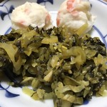 ほっともっと - おかずのみメニューに付くサラダと漬物