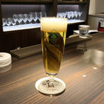 ココキュール - 生ビール ハートランド（550円）