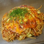 Okonomiyaki Teppanyaki Ikkyuu - 肉玉そば（550円）