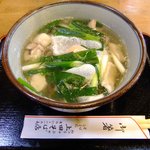 上田そば店 - 親子そば：730円