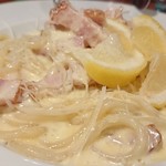 ピッツェリア ダ タサキ - カルボナーラ レモン風味