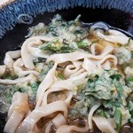 そばうどん 立ち喰い雑賀屋 - 春菊天が