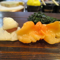 恵比寿 鮨 おぎ乃 - タコと赤貝