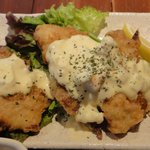 釜揚げうどん 鈴庵 - 鶏天　タルタルソース仕立て　※2011年11月