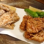 海鮮と地酒の店 ま心 - ふぐ唐揚げ