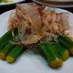 まくら とよかつ - おくら醤油漬