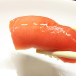 王将寿司 - トロです 煮きり醤油が塗られてます