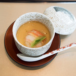 なだ万 - ずわい蟹飯蒸し玉〆柚子胡椒餡