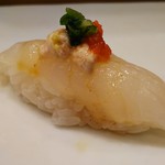 築地寿司清 - かわはぎ握り