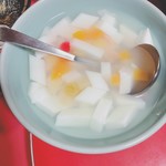 中国料理　末広 - 杏仁豆腐