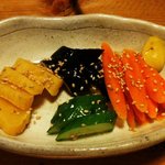 Sushi Izakaya Yataizushi - 漬物盛り合わせ
