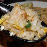 らーめんでぽっと - レンゲにのせて