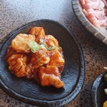 焼肉・精肉　宝亭 - 並ホルモン450円