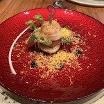 WAKA Ristorante - パンにトマトや野菜を挟んでました
