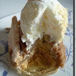 モンブラン　カットしました