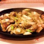 花のれん - 地鶏の柚子胡椒炒め