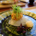 青山　仁 - とらふぐの刺身